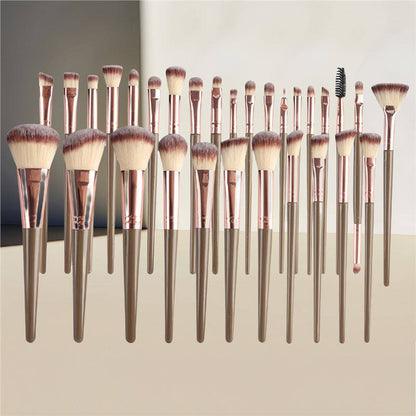 Makeup brushes, powder puffs, and beauty tools